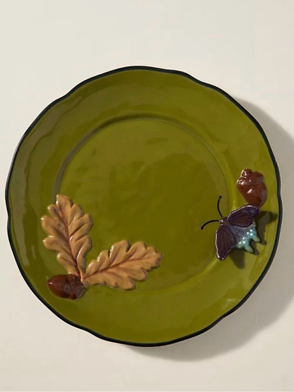 Anthropologie The Faye Icon Stoneware Dessert Plate: Fall Edition NWT - Picture 2 of 4
